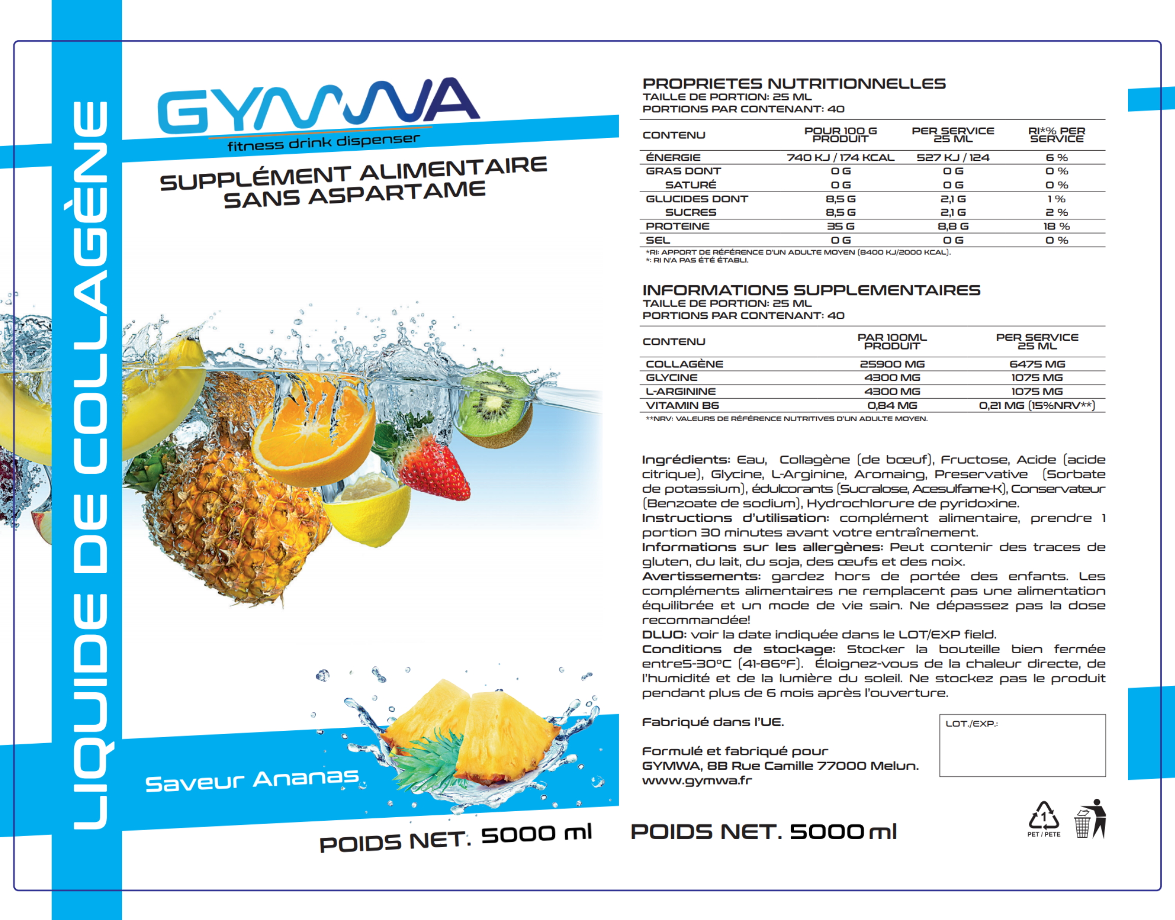 Composition Collagène